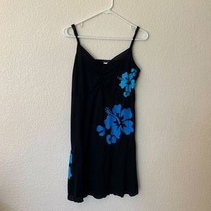 Hawaiian styled mini dress
